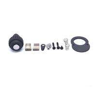 Kit di accessori per la riparazione di chiavi a bussola a cricchetto con ingranaggi cromati a 24 denti per compatibilità con unità da 1/4 3/8 1/2 pollici (M)