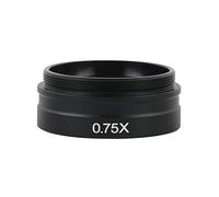 Kit di accessori per microscopio 0. 3x 0,35x 0,5x 0,75x 1x 2,0x Lente obiettivo ausiliario Barlow for 12 0x/180x/300x C- Mount Industrial Zoom Lens Vetrini per microscopio(0.75)