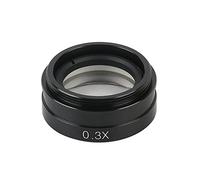 Kit di accessori per microscopio 0. 3x 0.35x 0.5x 0.75x 1x 2.0x Obiettivo oggettivo for 12 0x / 180x / 300x Lente di zoom industriale Vetrini per microscopio (Color : 0.3X 1X 2X)