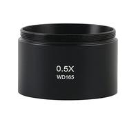 Kit di accessori per microscopio 0. 3x / 0.5x / 0.7x / 0.75x / 1x / 1.5x / 2x Microscopio obiettivo ausiliario obiettivo for binocolo trinoculare Vetrini per microscopio (Color : 0.5X)