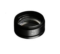 Kit di accessori per microscopio 0. 3x/0,5x/0,7x/2x Lente obiettivo al microscopio stereo meccanico Vetrini per microscopio (Color : 2x)