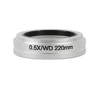 Kit di accessori per microscopio 0. 5x 0.7x 2.0x. Microscopio stereo Microscopio trinoculare Vetrini per microscopio (Color : 0.5x 2x)