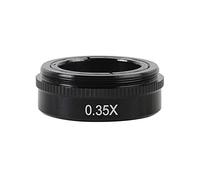 Kit di accessori per microscopio 0.7. 5x 0.5x 2.0x 0.35x 1x Fotocamera for microscopio video for l'industria dell'obiettivo di vetro obiettivo Vetrini per microscopio (Diameter : 0.35X 2X 1X)