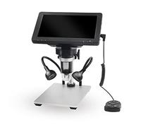 Kit di accessori per microscopio 1. 2MP DM9 HD 7 Amplificatore industriale del microscopio digitale dello schermo di pollici 1200x con il controllo del filo Vetrini per microscopio