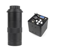 Kit di accessori per microscopio 1. 4MP 1080P Video Camera microscopio 10 0X 130X 180X 300X Dello zoom C montaggio dell'ottica 56 PORTATO Luce Anello Vetrini per microscopio