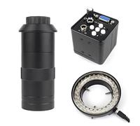 Kit di Accessori per microscopio 1. 4MP 1080P Video Camera microscopio 10 0X 130X 180X 300X dello Zoom C Montaggio dell'ottica 56 PORTATO Luce Anello Vetrini per microscopio