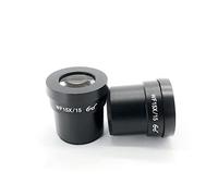 Kit di accessori per microscopio 1 paio WF10X/20X Oyepieces di microscopio stereo trinoculare Vetrini per microscopio (Color : WF10X20)