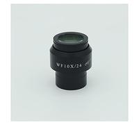 Kit di accessori per microscopio 1 pz. Microscopio stereo. WF10X 22. Occhio angolare grandangolare da 23mm 24 mm con occhiali Diametro 30mm Vetrini per microscopio (Color : WF10X-24)