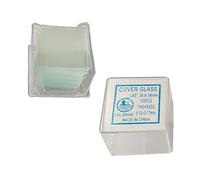 Kit di accessori per microscopio 10. 0pcs. Slip di vetro professionale for microscopio for microscopio in vetro da 18x18 mm Vetrini per microscopio