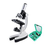 Kit di accessori per microscopio 10. 0x-1200x. Fotocamera microscopio scientifico biologico del microscopio digitale Vetrini per microscopio