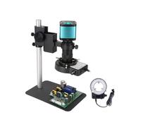 Kit di Accessori per microscopio 10 0X 130x Zoom microscopio monoculare Digitale Vetrini per microscopio (Color : Set A 48MP)