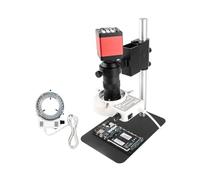 Kit di accessori per microscopio 10 0x 130x Zoom microscopio monoculare digitale Vetrini per microscopio (Color : Set B 13MP)