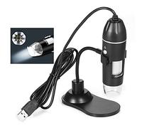 Kit di accessori per microscopio 100. 0x / 1600x USB Microscopio digitale portatile portatile portatile microscopio USB Interfaccia Vetrini per microscopio(1000X Microscope)