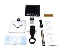 Kit di accessori per microscopio 100. 0x 2.0MP Visualizza il microscopio elettronico 4.3" USB Microscopio con 8LEDS. Vetrini per microscopio