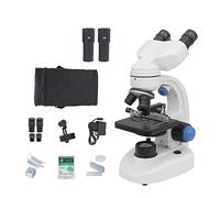 Kit di accessori per microscopio 100. 0x 2000x. Microscopio biologico regolabile PORTATO Microscopio binoculare illuminato Vetrini per microscopio (Color : 2000X Microscope)