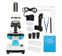 Kit di accessori per microscopio 100-2000x Dual. GUIDATO Ingrandimento di illuminazione con interruttori indipendenti Vetrini per microscopio (Color : 1set)