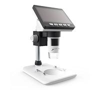 Kit di accessori per microscopio 1000x Desktop portatile. Lcd. Microscopio digitale 4.3 '' HD Microscopi elettronici Vetrini per microscopio