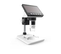 Kit di accessori per microscopio 1000x Desktop portatile. Lcd. Microscopio digitale Alta luminosità 8 Le. Lente di microscopi elettronici DS 4.3 '' Vetrini per microscopio