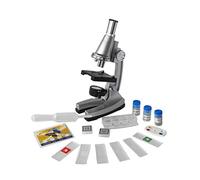 Kit di accessori per microscopio 100x, 300x, 600x microscopio monoculare illuminato con lampada Vetrini per microscopio