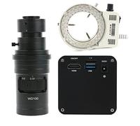 Kit di accessori per microscopio 108. 0P 12MP. Macchina fotografica del microscopio del video dell'autofocus di messa a fuoco automatica del settore Vetrini per microscopio (Color : 200x with led)