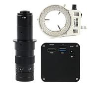 Kit di accessori per microscopio 108. 0P 12MP. Macchina fotografica del microscopio del video dell'autofocus di messa a fuoco automatica del settore Vetrini per microscopio (Color : 180x with led)