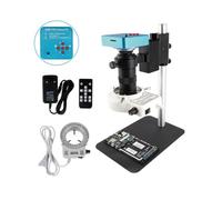 Kit di accessori per microscopio 13 0x 180x Zoom microscopio monoculare digitale Vetrini per microscopio (Color : Small 38MP 120X)