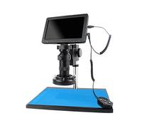 Kit di accessori per microscopio 130x microscopio elettronico digitale, con 7 pollici LCD Tenere sotto controllo Vetrini per microscopio (Color : With 7 inch LCD)