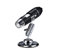 Kit di accessori per microscopio 160. 0x 1080p USB. Regolabile stereo elettronico del microscopio digitale USB Fotocamera con supporto Vetrini per microscopio (Magnification : 1600X)