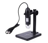 Kit di accessori per microscopio 160. 0x USB. Microscopio digitale con supporto a sollevamento portatile 8LED 2MP. Telecamera Vetrini per microscopio