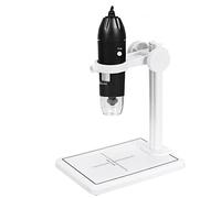 Kit di Accessori per microscopio 1600x Microscopio Digitale 3 in 1 USB Microscopio elettronico con 8 Le. Lente d'Ingrandimento della Fotocamera dello Zoom DS Vetrini per microscopio
