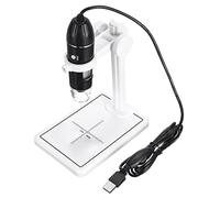 Kit di accessori per microscopio 1600x Microscopio digitale 3in1 USB Microscopio elettronico portatile con 8 Le. Lente d'ingrandimento della fotocamera dello zoom DS Vetrini per microscopio