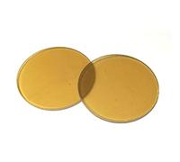 Kit di accessori per microscopio 1pc 32mm Diametro dell'obiettivo Colore del vetro Biologico del microscopio Biologico Vetrini per microscopio (Color : Yellow Frosted)