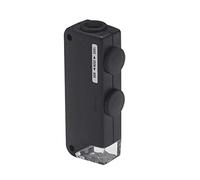 Kit di accessori per microscopio 1pcs Handheld 16. 0x-200x. Ingrandimento Zoom Len. PORTATO Lampada da microscopio tascabile lampada leggera illuminata Vetrini per microscopio (Color : 60-100X)
