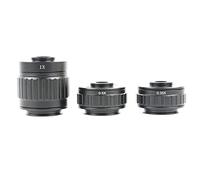 Kit di Accessori per microscopio 1x 0.35x 0.5X. Adattatore della Fotocamera della Fotocamera del Fuoco dell'obiettivo dell'adattatore C Vetrini per microscopio (Color : 0.35X 0.5X 1X)