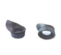 Kit di accessori per microscopio 2 pz. Vari binocoli monoculari del microscopio stereo biologico del microscopio del microscopio usano le guardie oculari in gomma Vetrini per microscopio (Color : E)