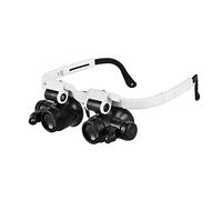 Kit di accessori per microscopio 2LED. Fascia da microscopio illuminante a testa a testa PORTATO Lampada Vetrini per microscopio