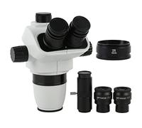Kit di accessori per microscopio 3.3. 5x 6.7x 45x 90x Zoom Microscopio stereo trinoculare simul-focale 0. 5x 2x. Lente di Barlow Vetrini per microscopio (Color : 6.7X-90X)