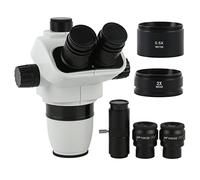 Kit di accessori per microscopio 3.3. 5x 6.7x 45x 90x Zoom Microscopio stereo trinoculare simul-focale 0. 5x 2x. Lente di Barlow Vetrini per microscopio (Color : 3.35X-90X)