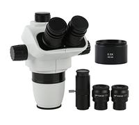 Kit di accessori per microscopio 3.3. 5x 6.7x 45x 90x Zoom Microscopio stereo trinoculare simul-focale 0. 5x 2x. Lente di Barlow Vetrini per microscopio (Color : 3.35X-45X)