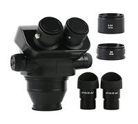 Kit di accessori per microscopio 3. 5x 7x 50x 100x Testa del microscopio stereo binoculare 0. 5x 2.0x. Microscopio Obiettivo Vetrini per microscopio (Color : 3.5X-100X(0.5X 2X))