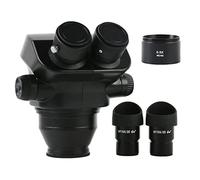 Kit di accessori per microscopio 3. 5x 7x 50x 100x Testa del microscopio stereo binoculare WF10X / 2. Oculare da 2 mm Vetrini per microscopio (Color : 3.5X-50X)