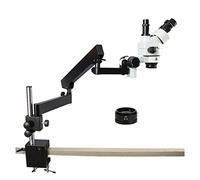 Kit di accessori per microscopio 3. 5x-90x. Microscopio stereo trinoculare simul-focale Accessori opzionali Vetrini per microscopio (Color : 7X-90X Trinocular)