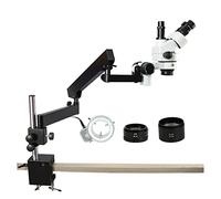 Kit di accessori per microscopio 3. 5x-90x. Microscopio stereo trinoculare simul-focale Accessori opzionali Vetrini per microscopio (Color : 3.5X-90X Trinocular)