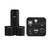 Kit di accessori per microscopio 3. 6MP USB 1080p Fotocamera di misurazione del microscopio video industriale 0. 5x C. Montare lenti Vetrini per microscopio