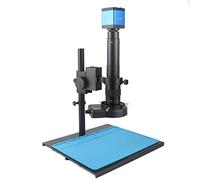 Kit di accessori per microscopio 3. 8 mp 2k USB. Videocamera digitale microscopio monoculare Continus Zoom 12 0x 300x c- Montare Vetrini per microscopio (Color : C 300X Suit)