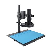 Kit di accessori per microscopio 3. 8 mp 2k USB. Videocamera digitale microscopio monoculare Continus Zoom 12 0x 300x c- Montare Vetrini per microscopio (Color : I 120X NO Camera)