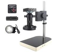 Kit di accessori per microscopio 3. 8MP 2K 60FPS USB Fotocamera for microscopio video elettronico industriale 130x lente a c) Vetrini per microscopio (Color : B)