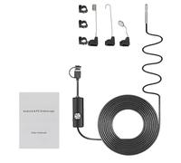 Kit di accessori per microscopio 3 in 1 3,9 mm 6. DS. USB Cavo rigido flessibile della mini telecamera Vetrini per microscopio (Cable Length : 3.5M)