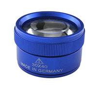 Kit di accessori per microscopio 30x Pocket Pocket Mini Desk Desk Loop Microscope Microscope Lente di lente di ingrandimento Vetrini per microscopio (Color : Blue)