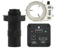 Kit di accessori per microscopio 323. HD 2.0MP 1080P. Microscopio industriale Microscopio C Camera di montaggio Vetrini per microscopio (Color : Led with 130x)